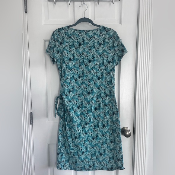 Lands' End Leaf Pattern Dress (size S) - Picture 2 of 3